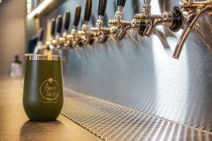 beer taps with tumbler - Left Hand Brewing Company at The Beer Spa