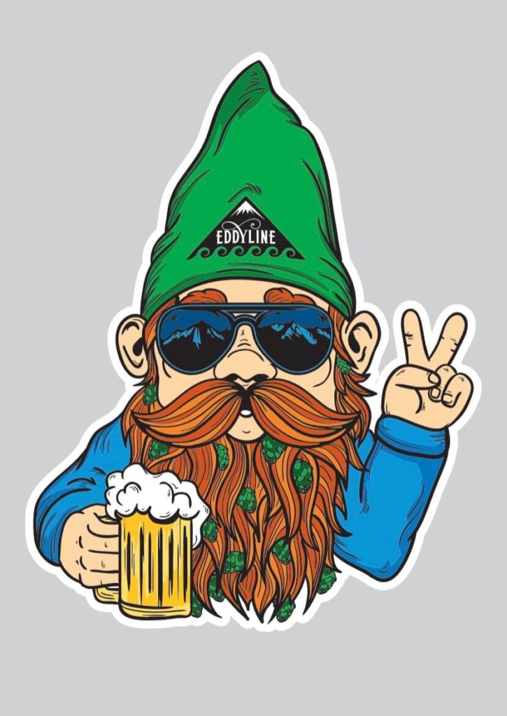 Eddyline Brewery's Mascot: Dank Eddy
